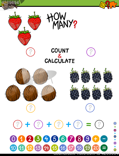 Image of educational mathematical worksheet