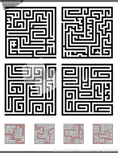 Image of maze game set