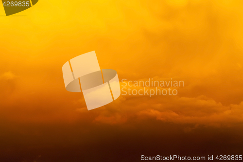 Image of the sky at sunset