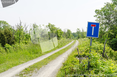 Image of Dead end country road