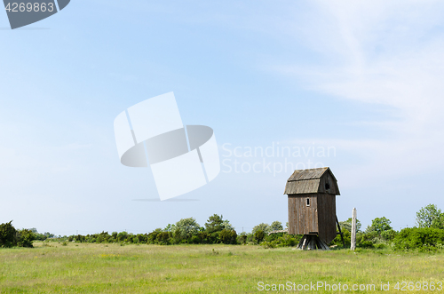 Image of Wooden windmill wreck