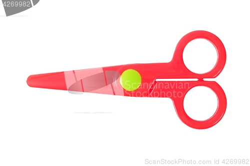 Image of Small red scissors