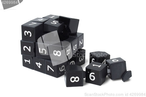 Image of Broken sudoku cube