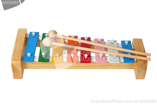 Image of Xylophone on white