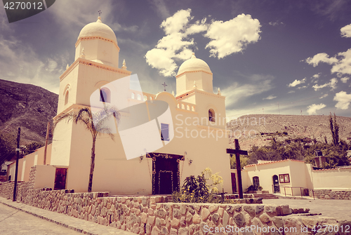 Image of Tilcara church, Argentina