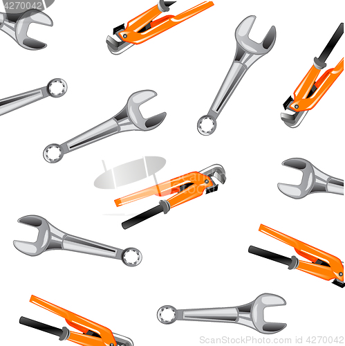 Image of Metalworking tools on white