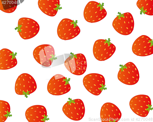 Image of Abstract strawberry background