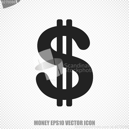 Image of Banking vector Dollar icon. Modern flat design.