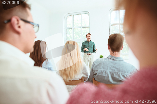 Image of The people at Business Meeting in the conference hall.