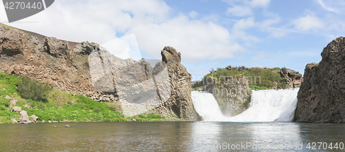 Image of Close-up view of a water fall