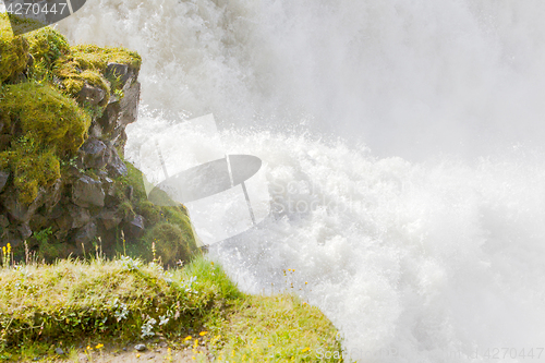 Image of Gullfoss waterfall - Iceland - Detail