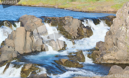 Image of Close-up view of a water fall