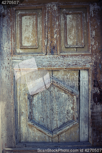 Image of old wooden door textural image