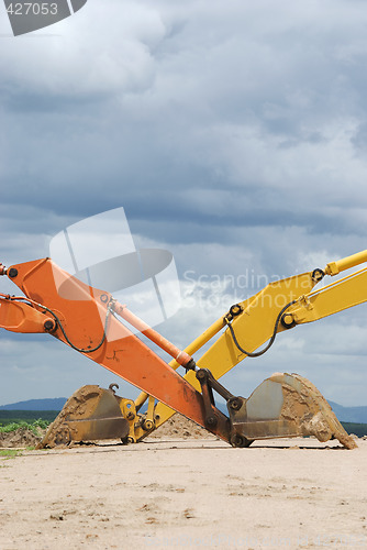 Image of Excavator scoops