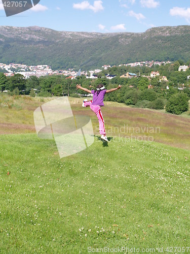 Image of energetic jump