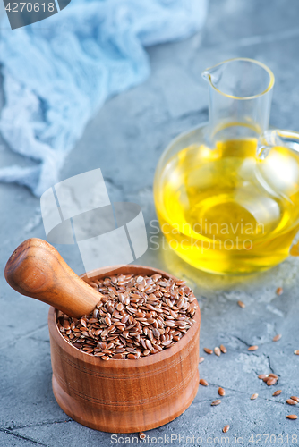 Image of flax seed and oil