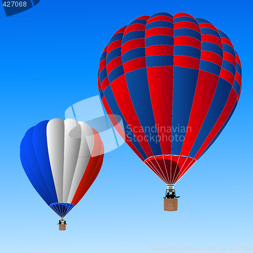 Image of hot air balloons