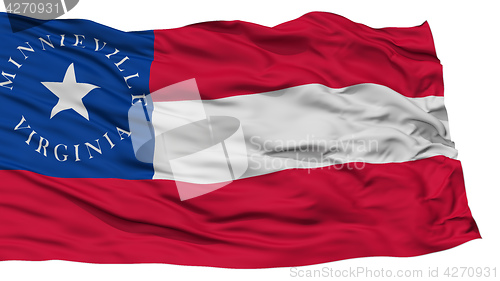 Image of Isolated Virginia City Flag, United States of America