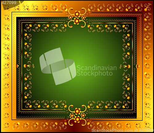 Image of floral frame