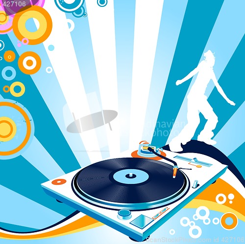 Image of silhouette dancing
