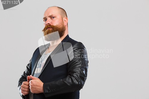 Image of Brutal man with ginger beard