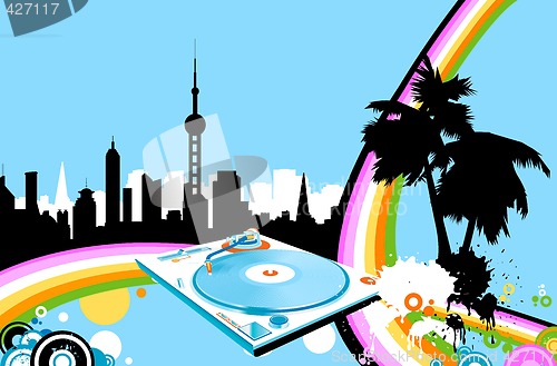 Image of urban rainbow