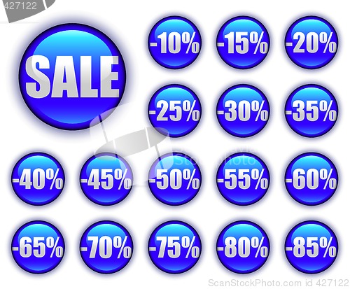 Image of discount web buttons