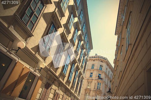 Image of Vienna Architecture. Facades of old buildings