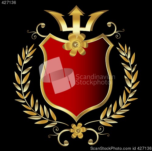 Image of golden shield