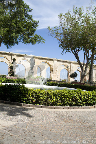 Image of upper barrakka gardens valletta