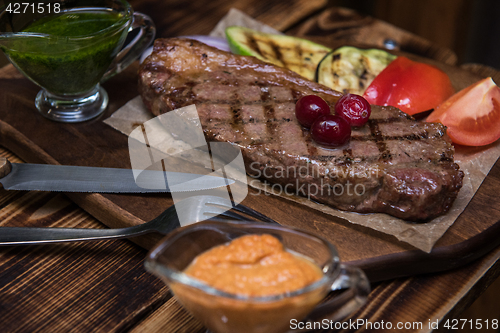 Image of grilled beef steak