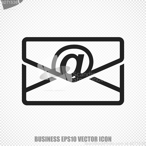 Image of Finance vector Email icon. Modern flat design.