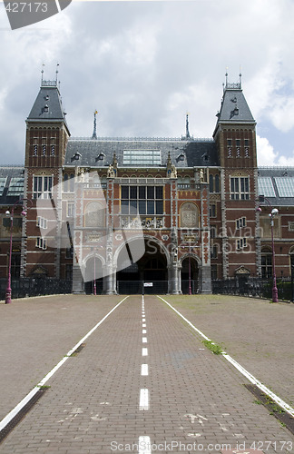 Image of rijksmuseum amsterdam holland museumplein
