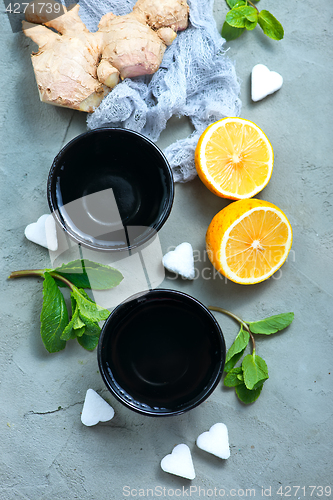 Image of ingredients for tea