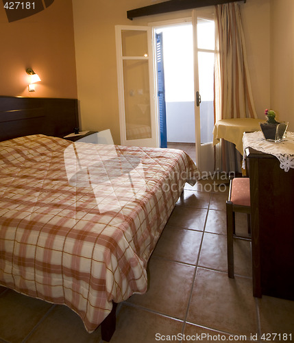 Image of hotel room oia ia santorini greek islands greece