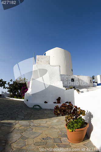 Image of greek island cyclades house