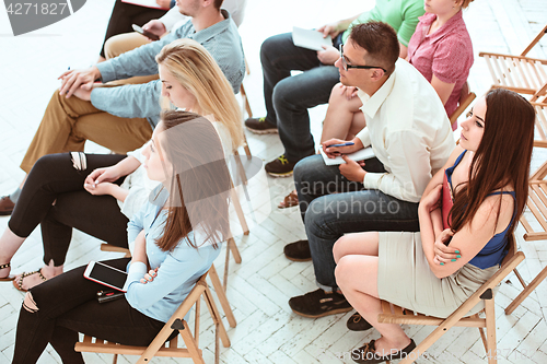 Image of The people at Business Meeting in the conference hall.