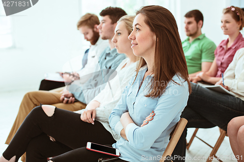 Image of The people at Business Meeting in the conference hall.