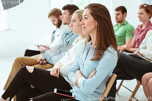 Image of The people at Business Meeting in the conference hall.