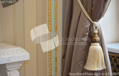 Image of Luxury silk curtain 