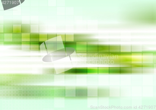 Image of Abstract tech green striped background