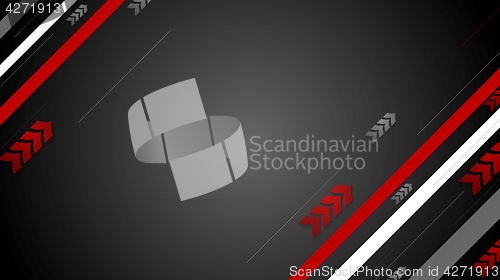 Image of Abstract technology background with arrows
