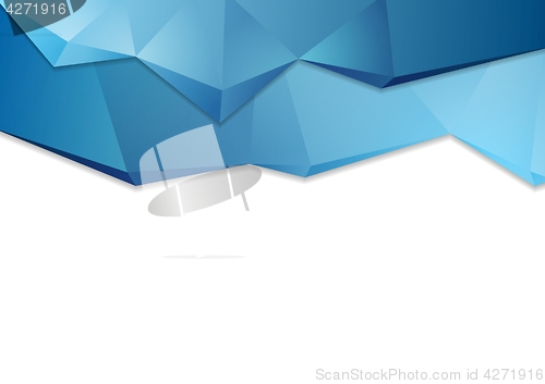 Image of Abstract tech corporate polygonal design