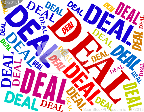 Image of Deal Word Means Best Deals And Agreement