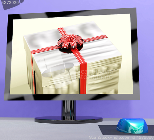 Image of Gift Purchase Or Computer Greeting Online