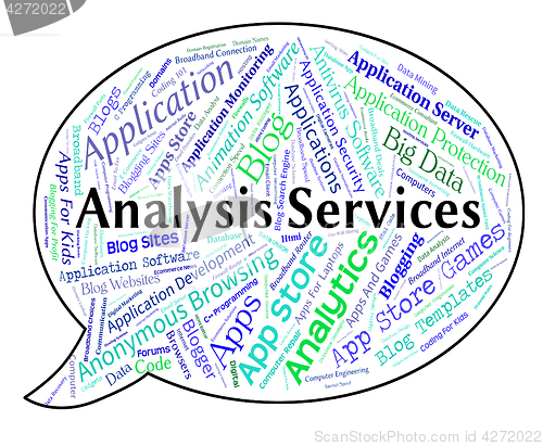 Image of Analysis Services Represents Help Desk And Analyse