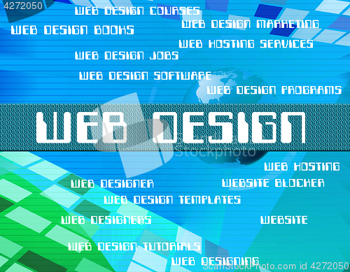 Image of Web Design Shows Net Designs And Designers