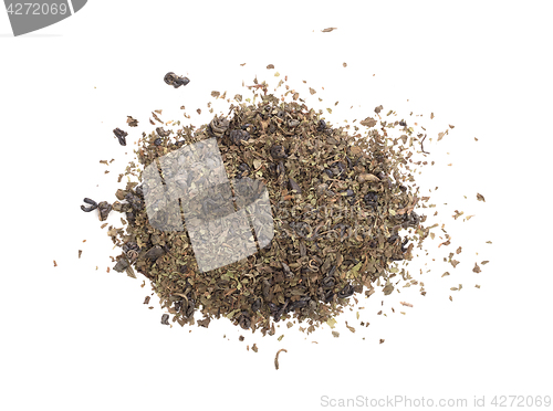 Image of Dry tea leaves