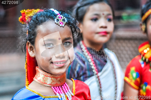 Image of Girl in Kathmandu in Nepal