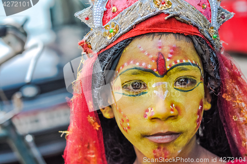 Image of Girl with veil in Assam